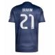 Maillot de foot Real Madrid Brahim Diaz #21 Extérieur vêtements 2025-26 Manches Courtes Maillot de foot Real Madrid Brahim Diaz #21 Extérieur vêtements 2025-26 Manches Courtes